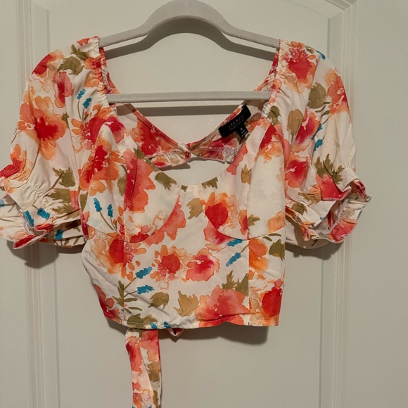 Sonia Betro open back crop top size Medium NWT - Picture 3 of 5